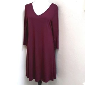 Cupio Long Sleeve Swing Dress Size L